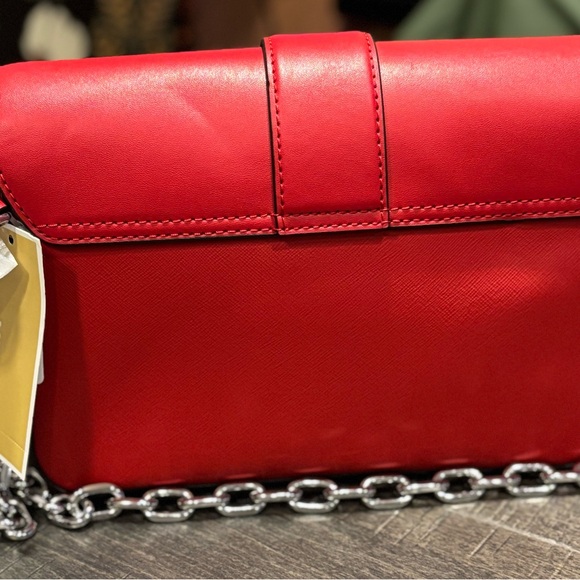 Michael Kors Vibrant Red Crossbody Bag - Picture 3 of 5
